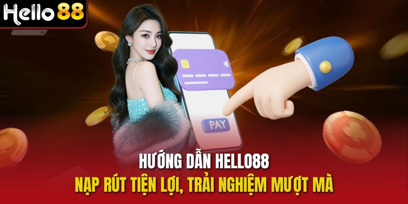 Hướng dẫn Hello88 nạp rút tiện lợi, trải nghiệm mượt mà